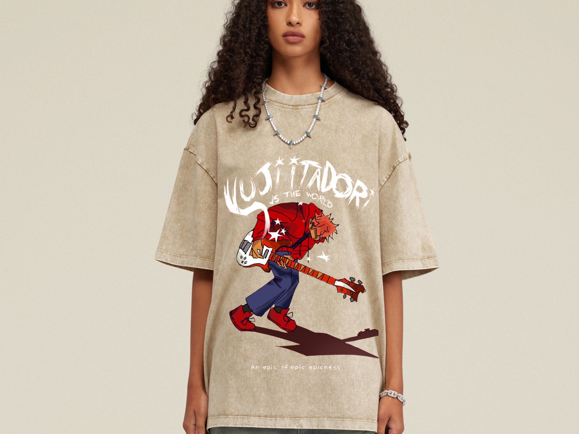 Vintage Scott Pilgrim/Yuji Itadori Oversized T Shirt