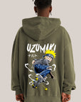 Naruto Skating Oversized Hoodie