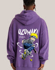 Naruto Skating Oversized Hoodie