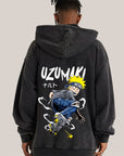 Naruto Skating Oversized Hoodie