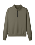 380GSM Unisex Heavyweight Half-zip Sweatshirt